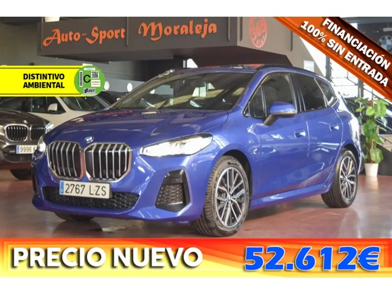 Renting BMW 218 218iA Active Tourer 100kW Azul