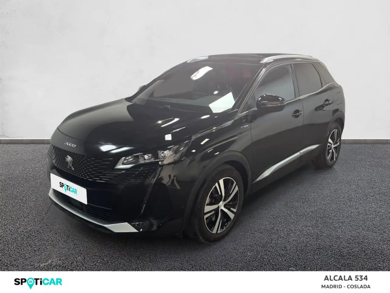 Renting Peugeot 3008 HYB PHEV 225 GT e-EAT8 Negro