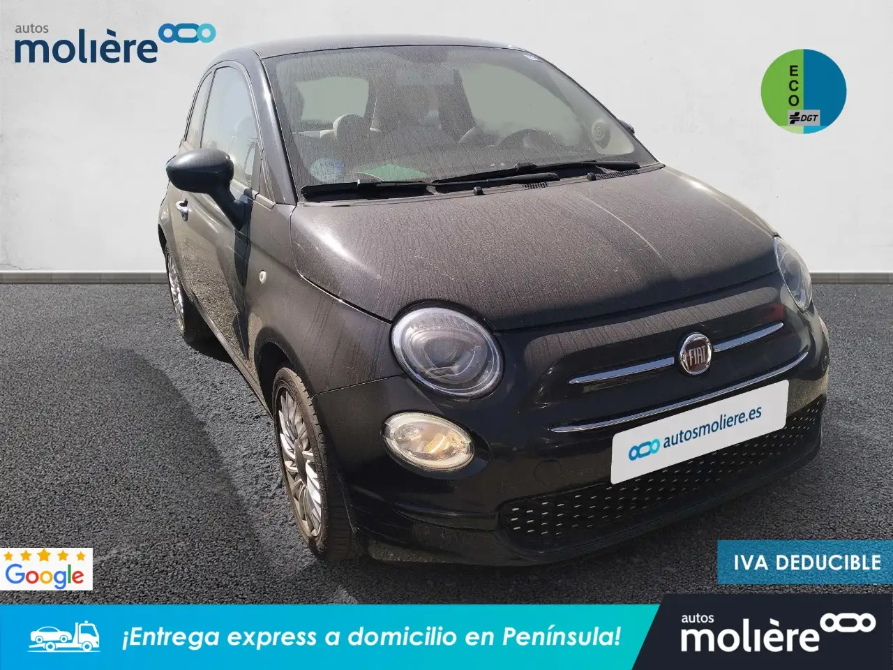 Renting Fiat 500 1.0 GSE Lounge Negro 1 1