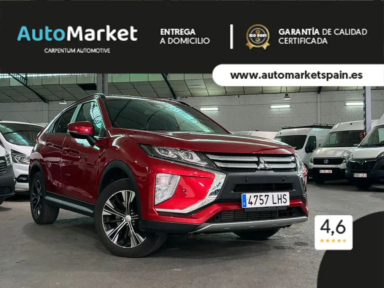 Renting Mitsubishi Eclipse Cross 1.5 MIVEC 2WD 16V AS&S 163 cv Rojo