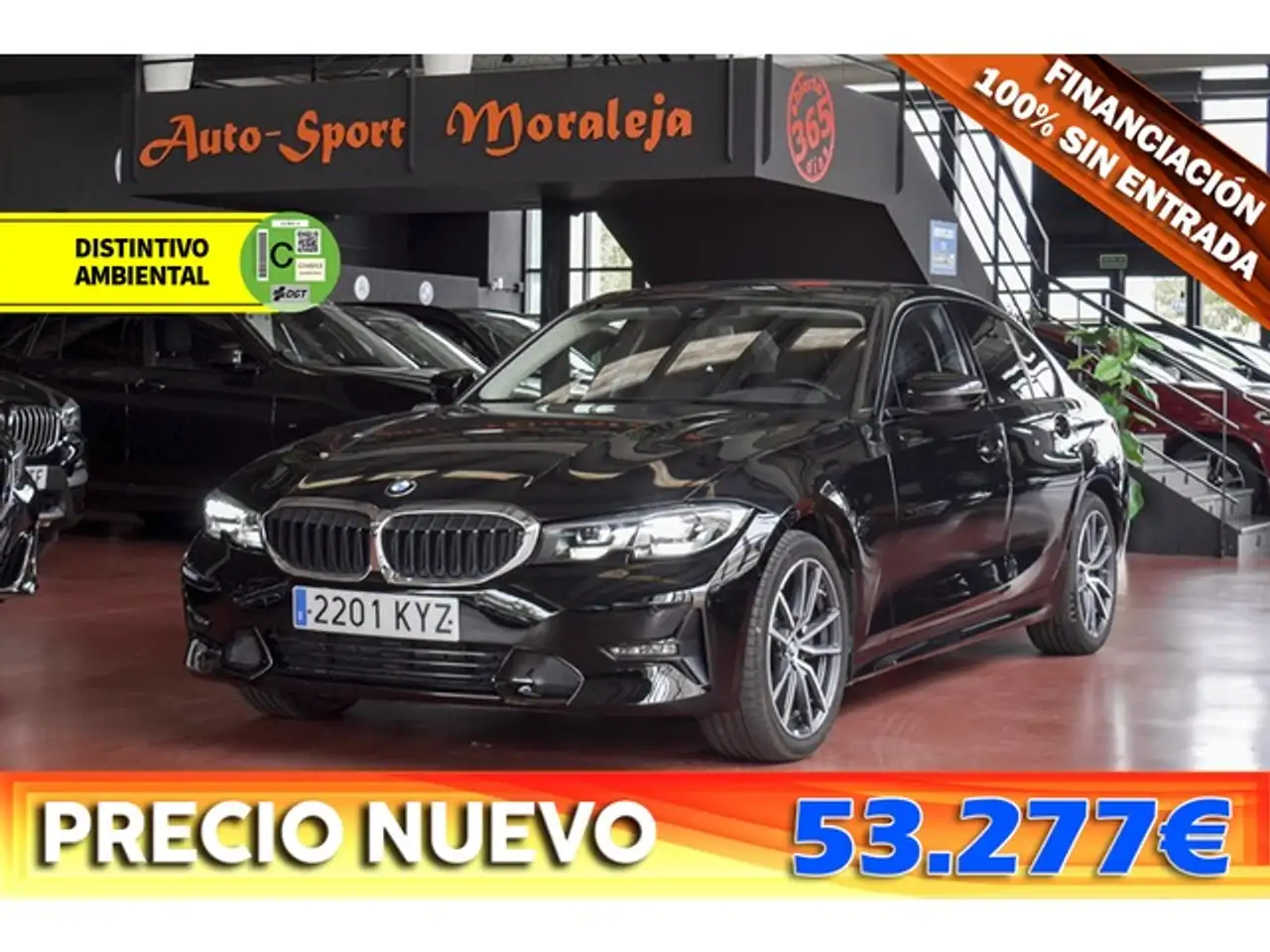 Renting BMW 340 318dA Negro 1