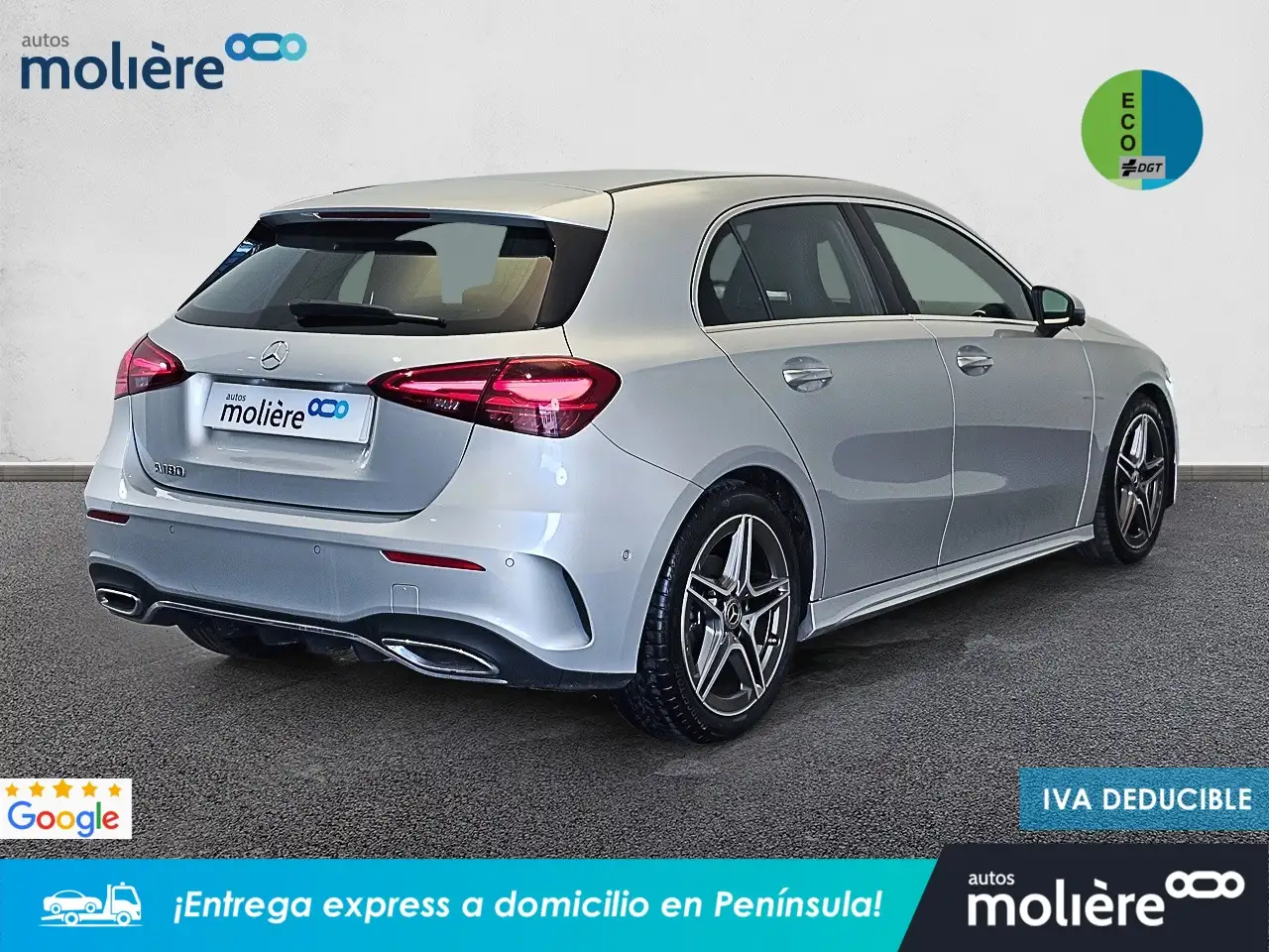 Renting Mercedes-Benz A 180 7G-DCT Plateado 2