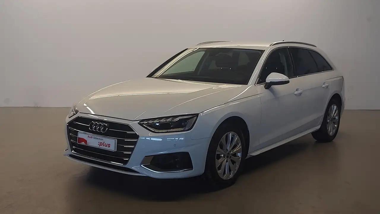 Renting Audi A4 Avant 35 TDI Advanced S tronic 120kW Blanco