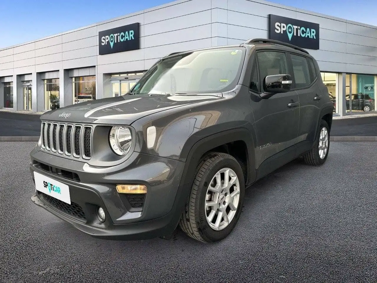 Renting Jeep Renegade eHybrid 1.5 96kW(130CV)  ATX Limited Gris