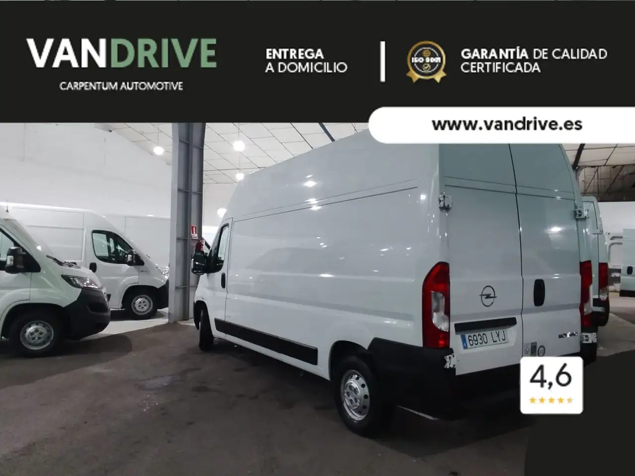 Renting Opel Movano Fg. 2.3CDTI Bit. S/S L3H3 3500 RD 163 Blanco