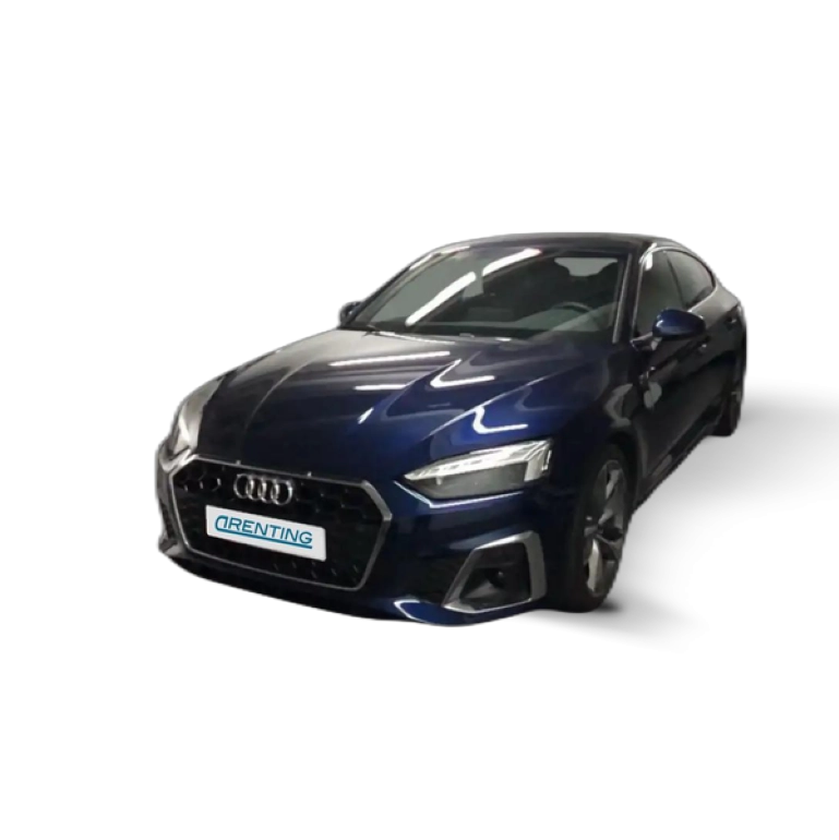 Renting Audi A5 Sportback 40 TDI S line S tronic Azul