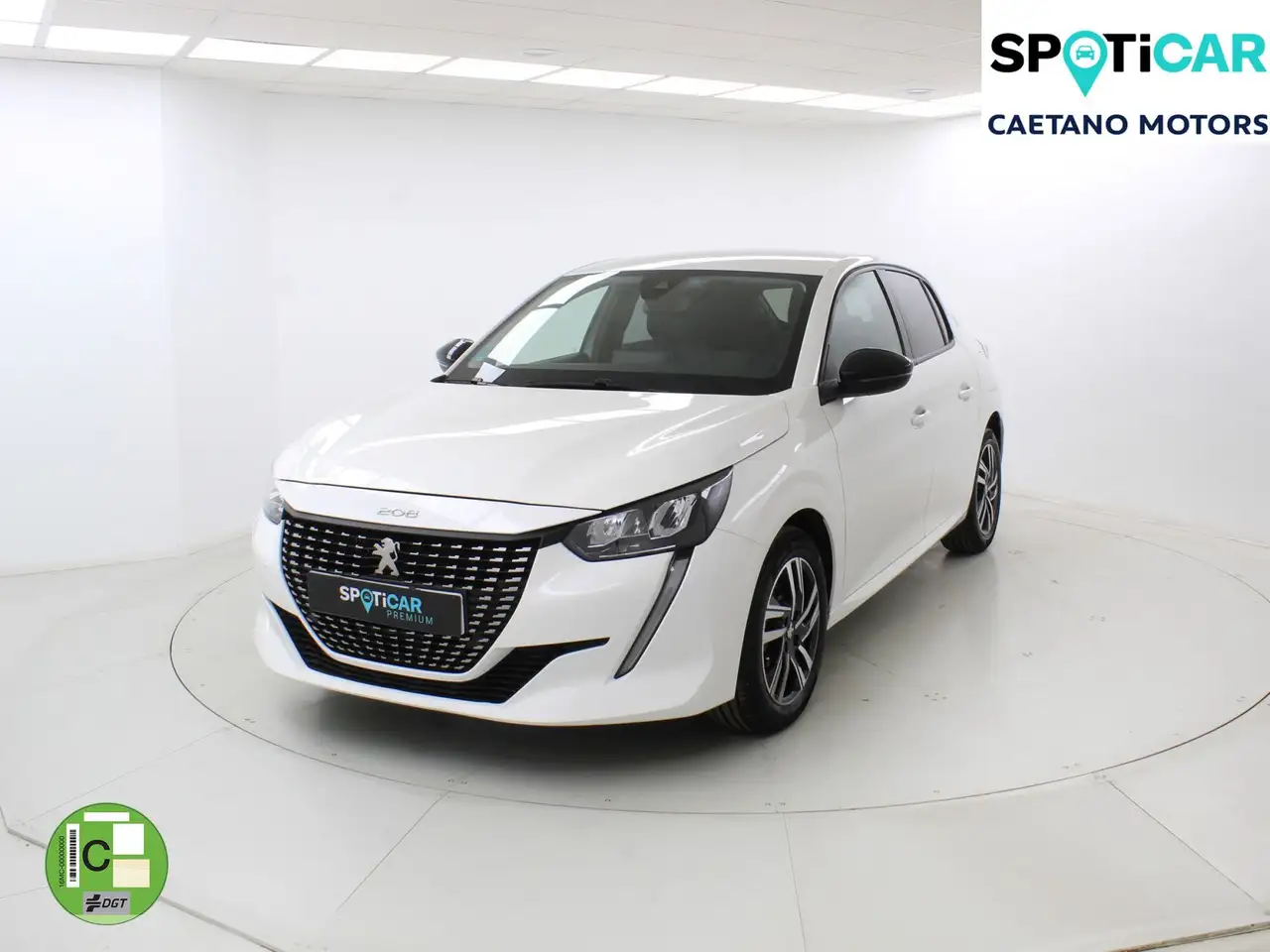 Renting Peugeot 208 1.5 BlueHDi S&S Allure Pack 100 Blanco 2