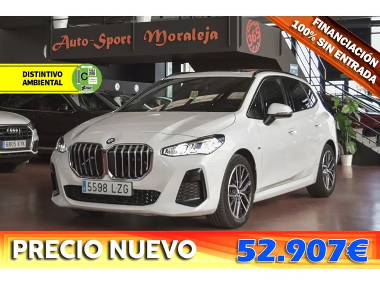 Renting BMW 218 218iA Active Tourer 100kW Blanco