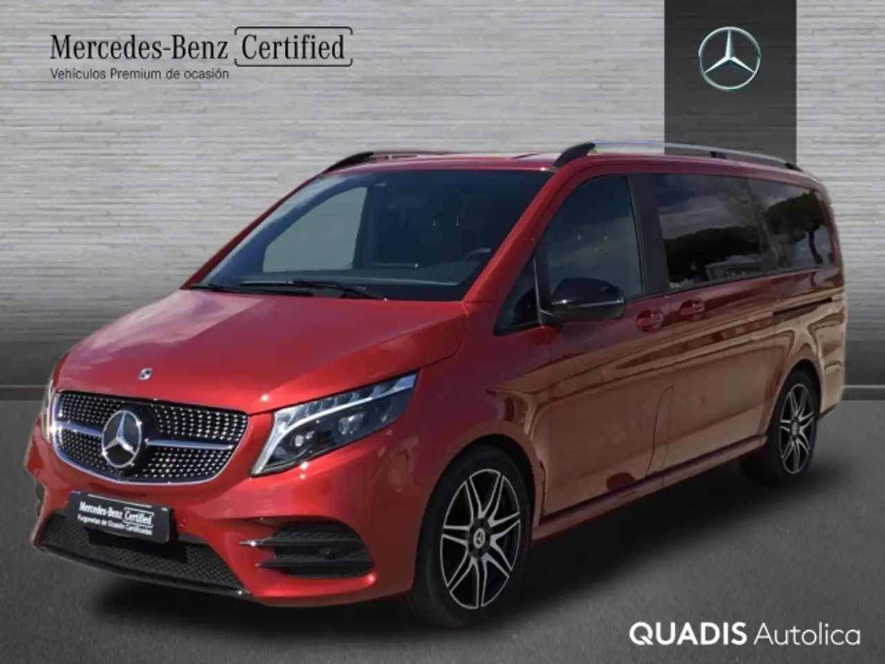 Renting Mercedes-Benz V 250d Largo Avantgarde Rojo