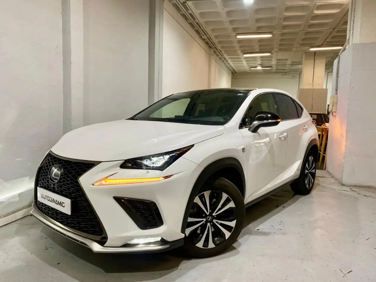 Renting Lexus NX 300 300h F Sport 4WD Panorámico Blanco