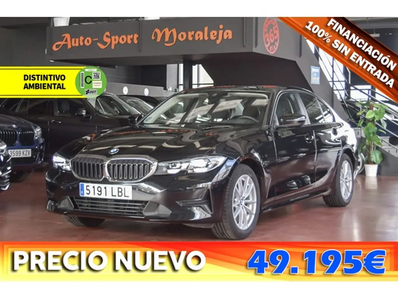 Renting BMW 318 318dA Negro 1