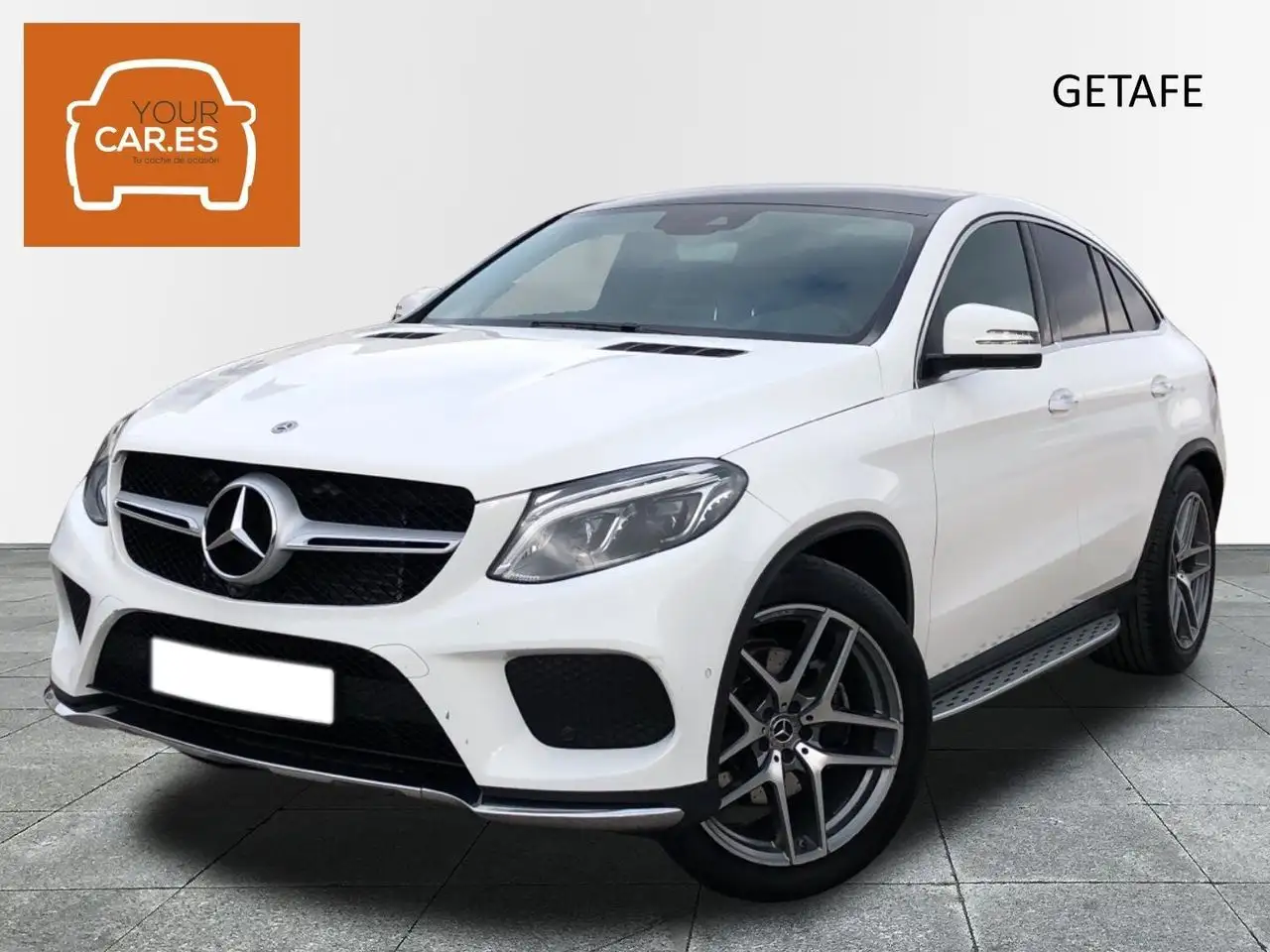 Renting Mercedes-Benz GLE 350 Coupé 350d 4Matic Aut. Blanco 1