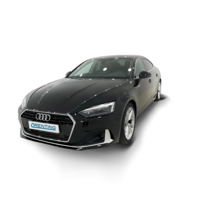 Renting Audi A5 Sportback 35 TFSI Advanced S tronic Negro 2