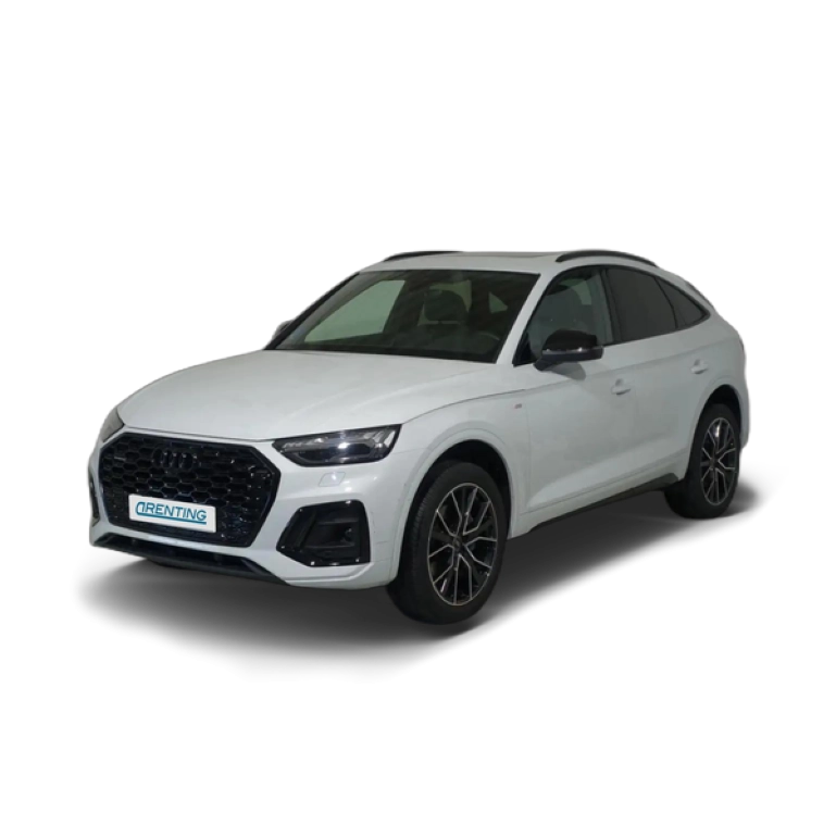 Renting Audi Q5 Sportback 40 TDI quattro-ultra Black line S tronic Blanco 2