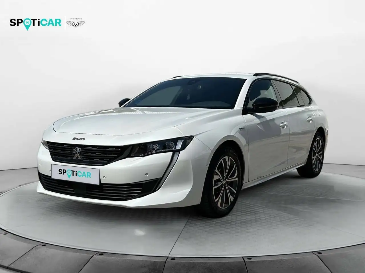 Renting Peugeot 508 SW  HYBRID 225 e-EAT8 Allure Pack Blanco