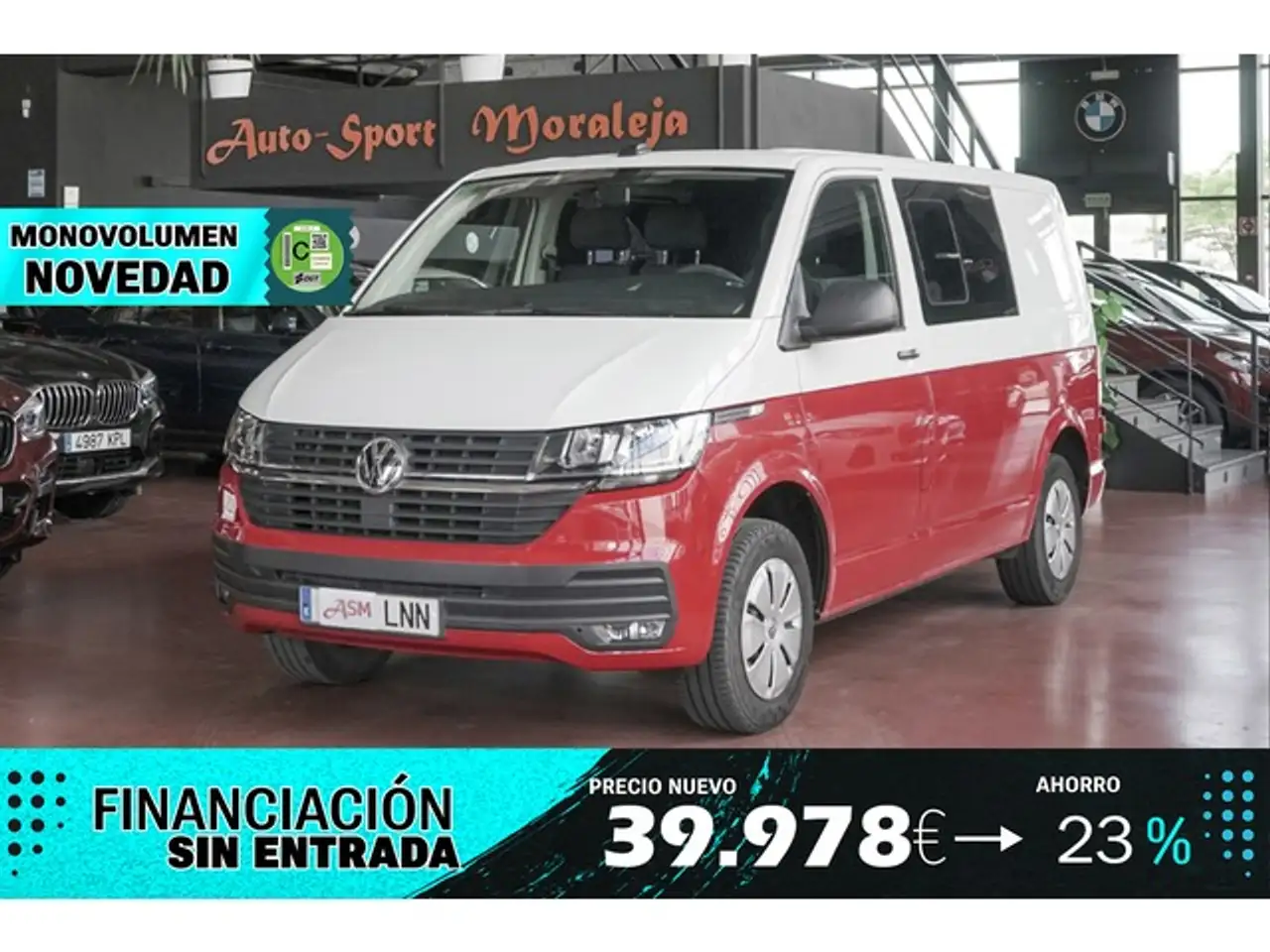 Renting Volkswagen Transporter Mixto 2.0TDI SCR BMT 81kW Blanco