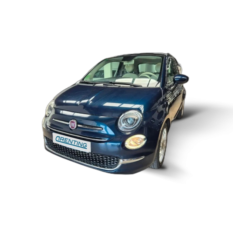 Renting Fiat 500C 0.9 T TwinAir Lounge Azul