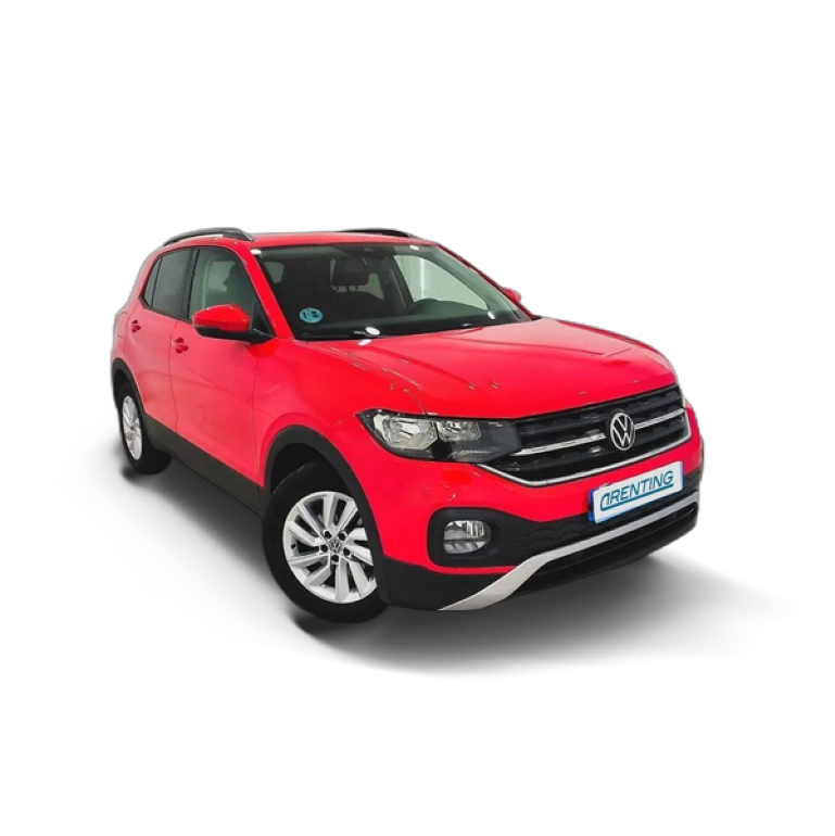 Renting Volkswagen T-Cross 1.0 TSI Advance Rojo