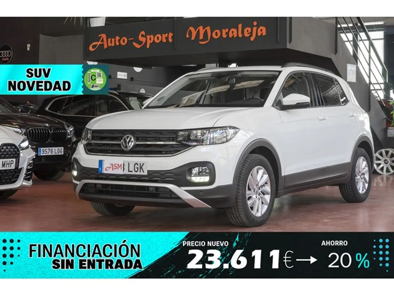 Renting Volkswagen T-Cross 1.0 TSI Advance DSG7 85kW Blanco