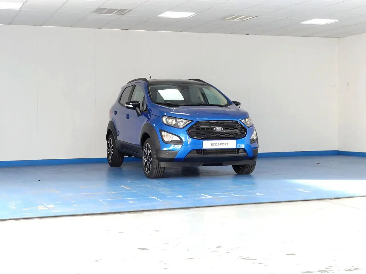 Renting Ford EcoSport 1.0T ECOBOOST 92KW ACTIVE 125 5P Azul 1