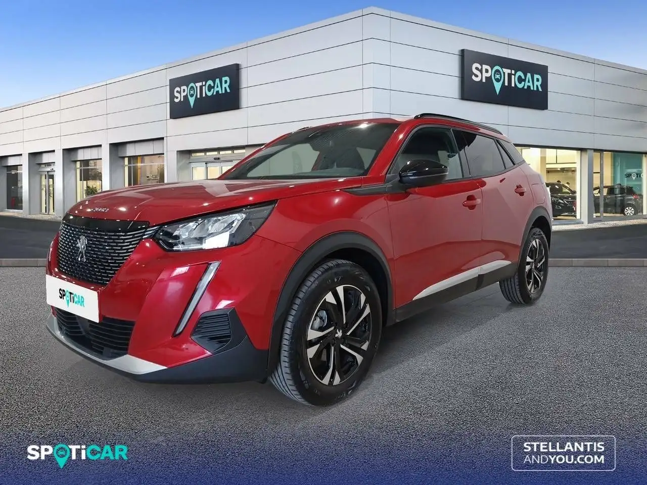 Renting Peugeot 2008 1.2 PureTech S&S Allure Pack EAT8 130 Rojo 2