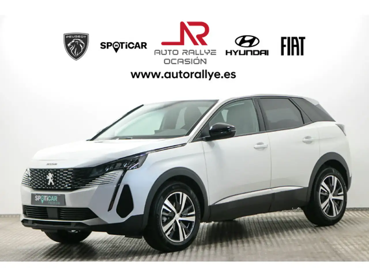 Renting Peugeot 3008 1.2 S&S PureTech Allure Pack 130 Blanco