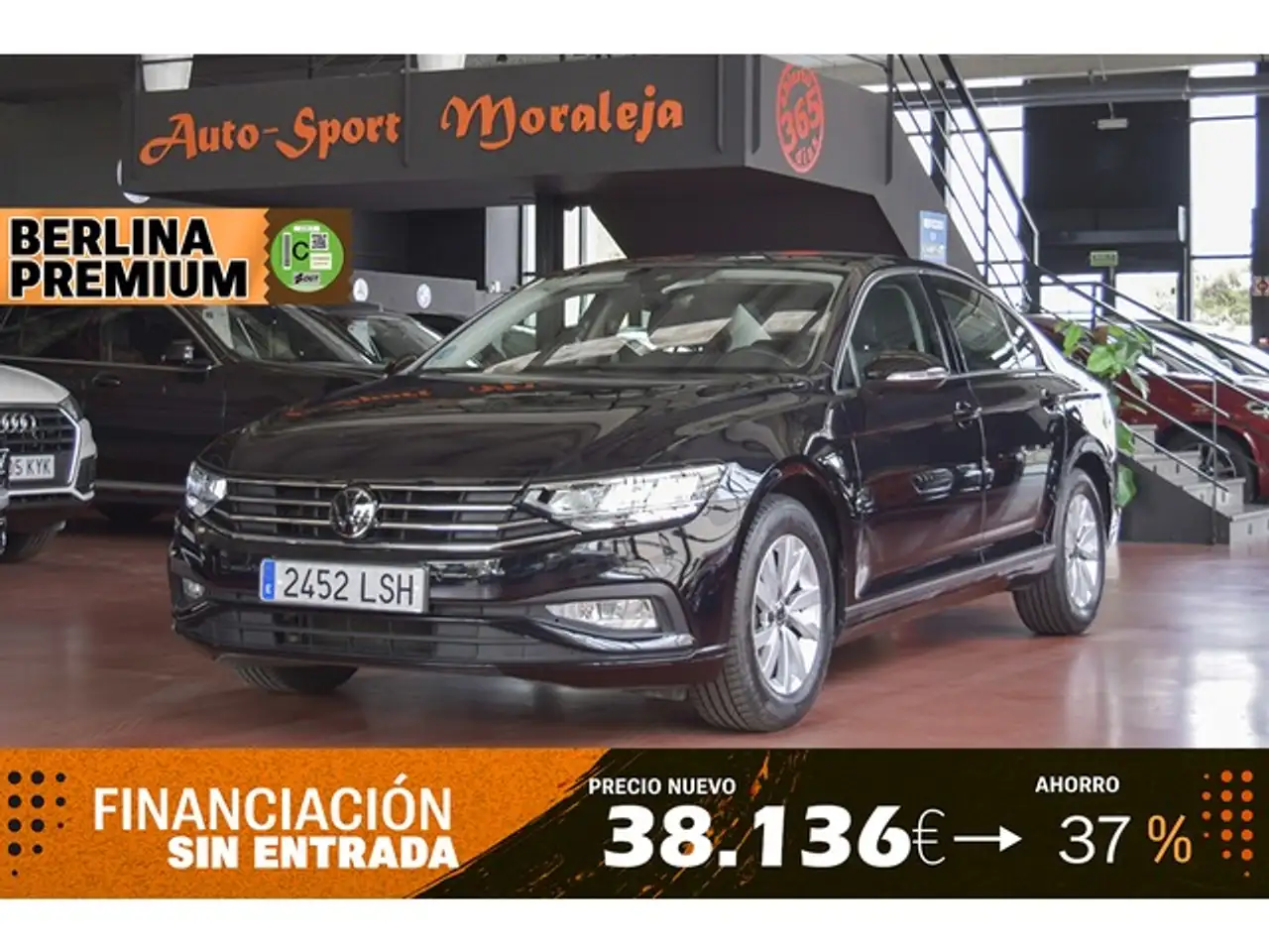 Renting Volkswagen Passat 2.0TDI EVO Business DSG7 90kW Negro