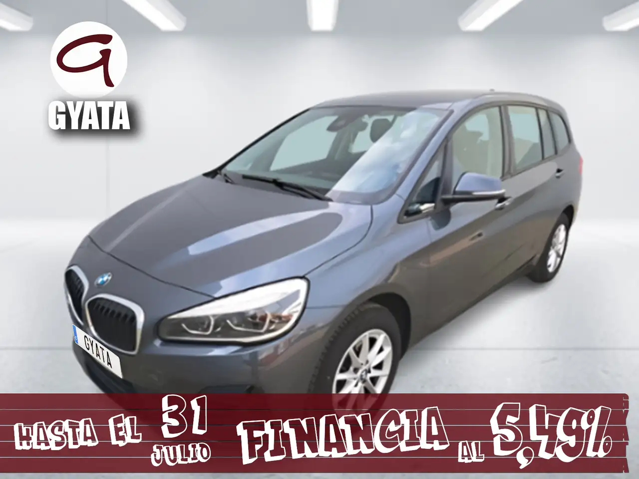 Renting BMW 216 216d Gran Tourer Business Gris