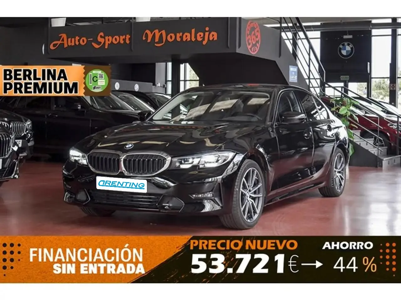 Renting BMW 318 318dA Negro 2