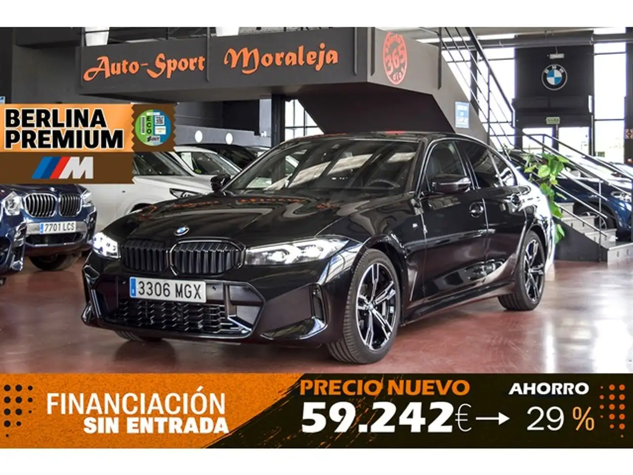 Renting BMW 318 318dA Negro