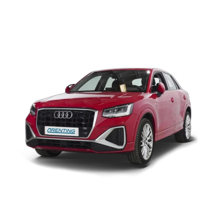 Renting Audi Q2 35 TFSI S line S tronic 110kW Rojo