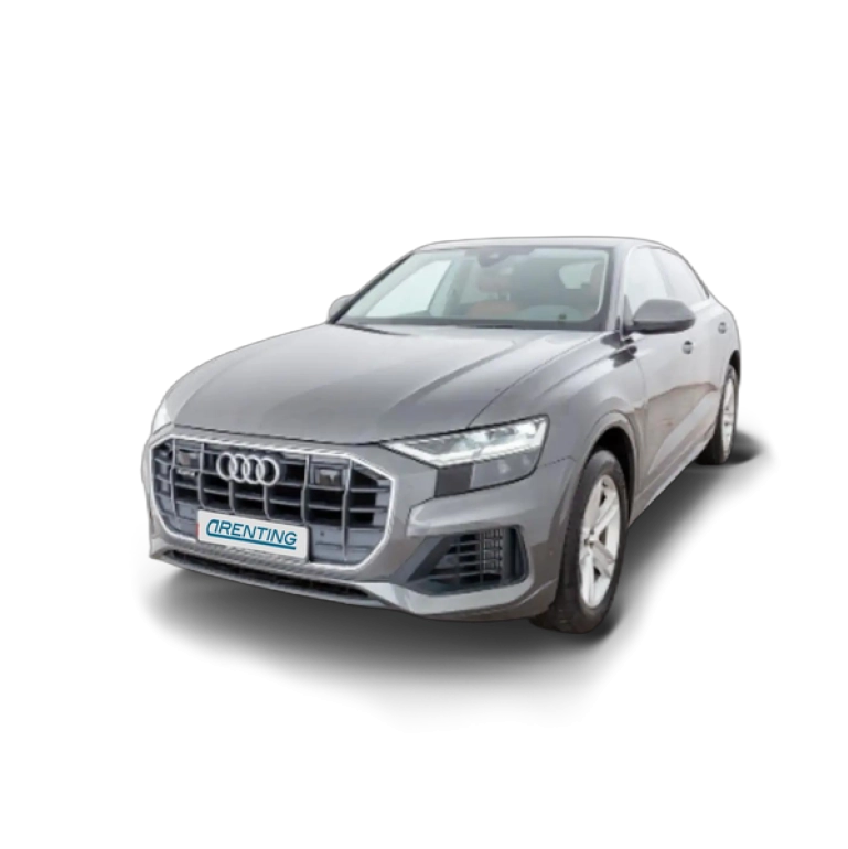 Renting Audi Q8 55 TFSIe quattro Gris