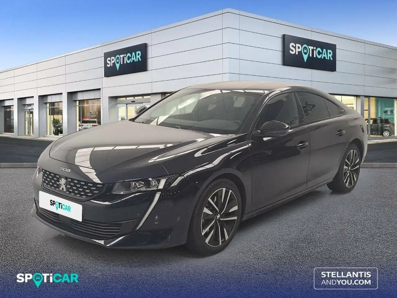 Renting Peugeot 508 5P  HYBRID 225 e-EAT8 GT Azul