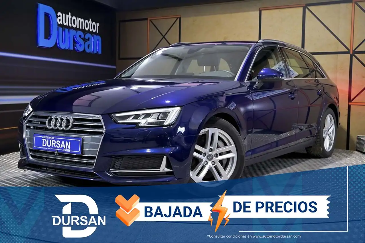 Renting Audi A4 Avant 3.0TDI quattro Tiptronic DPF Azul