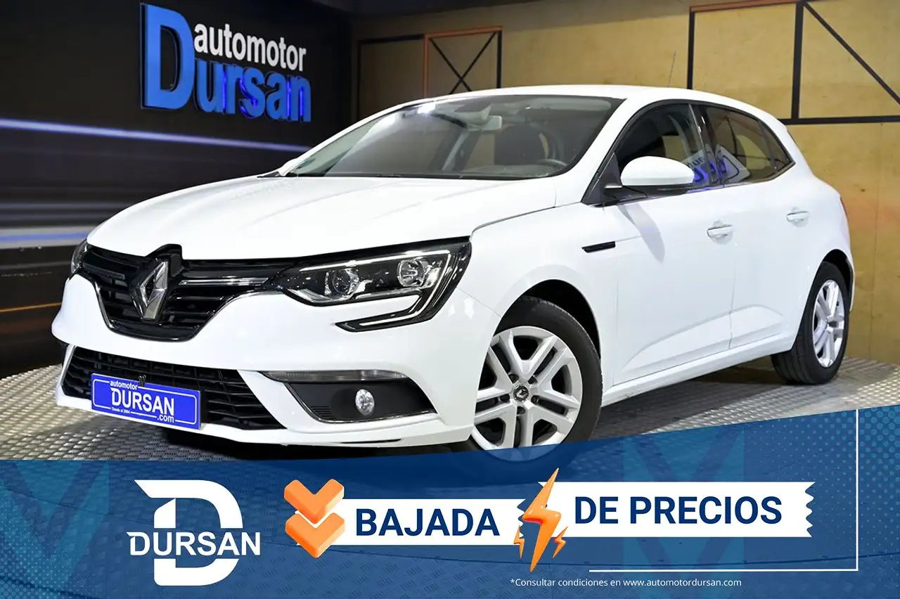 Renting Renault Megane Business Blue dCi 70 kW 95CV Blanco