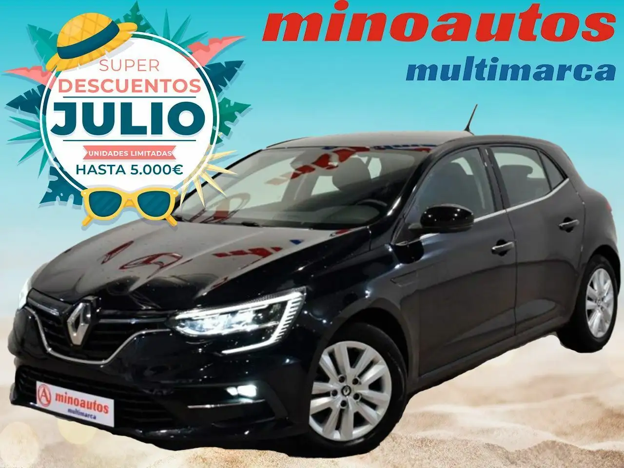 Renting Renault Megane IV 1.5 DCI 115 CV BUSINESS Negro