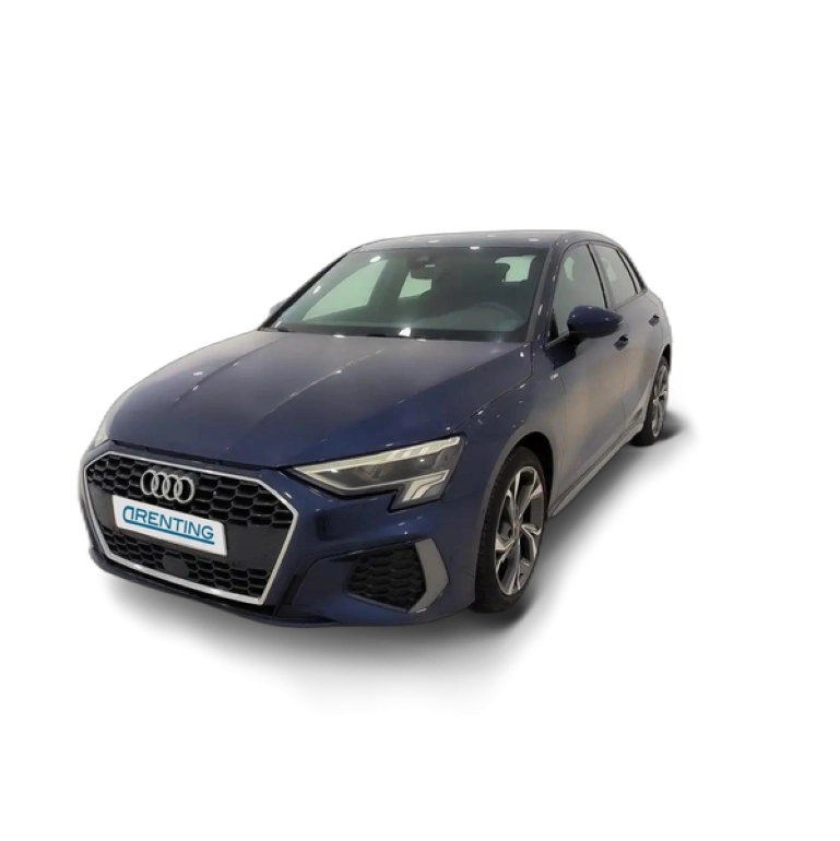 Renting Audi A3 Sportback 30TDI S line S tronic Azul