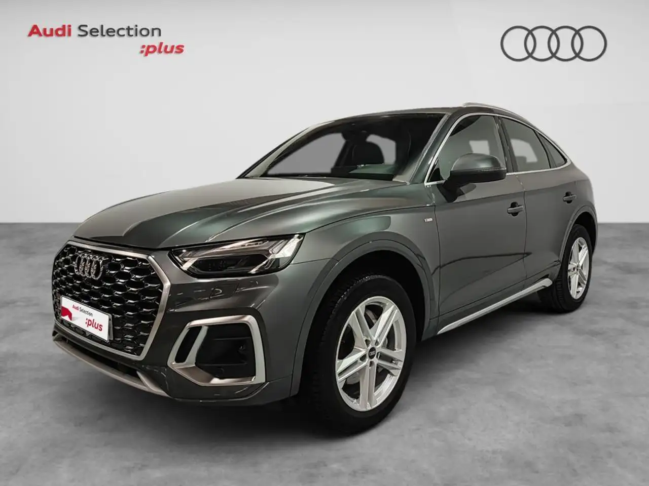 Renting Audi Q5 Sportback 40 TDI quattro-ultra S line S tronic 150 Gris