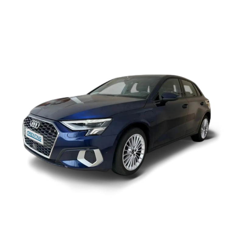 Renting Audi A3 Sportback 40 TFSIe Advanced S tronic Azul 1