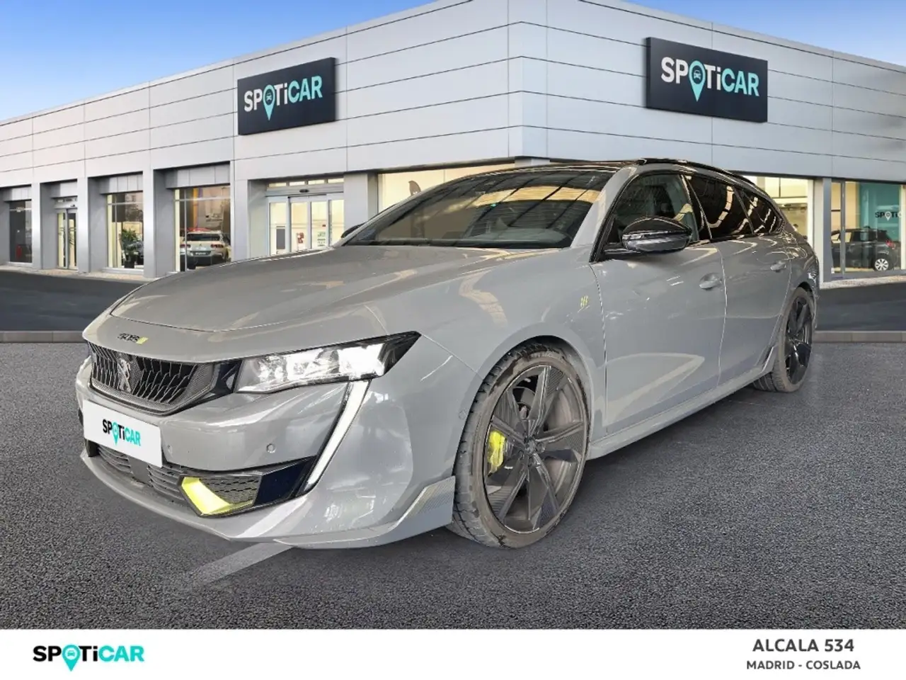 Renting Peugeot 508 SW Hybrid 360 PSE e-EAT8 Gris