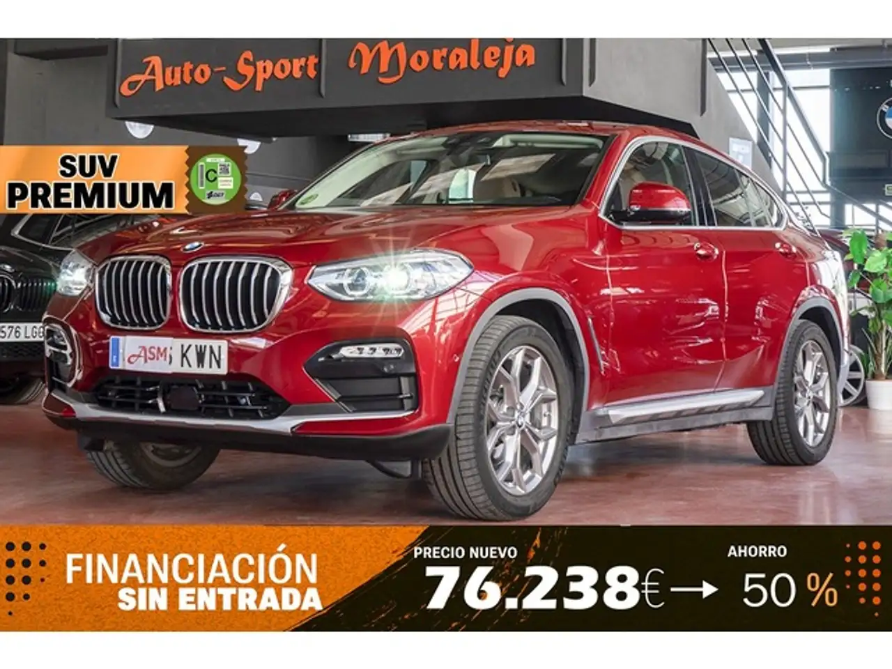 Renting BMW X4 xDrive 20dA Rojo