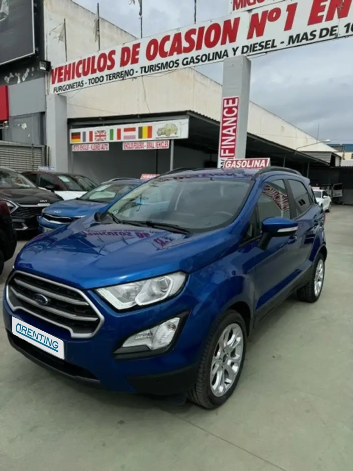 Renting Ford EcoSport 1.0 EcoBoost Trend 125 Azul