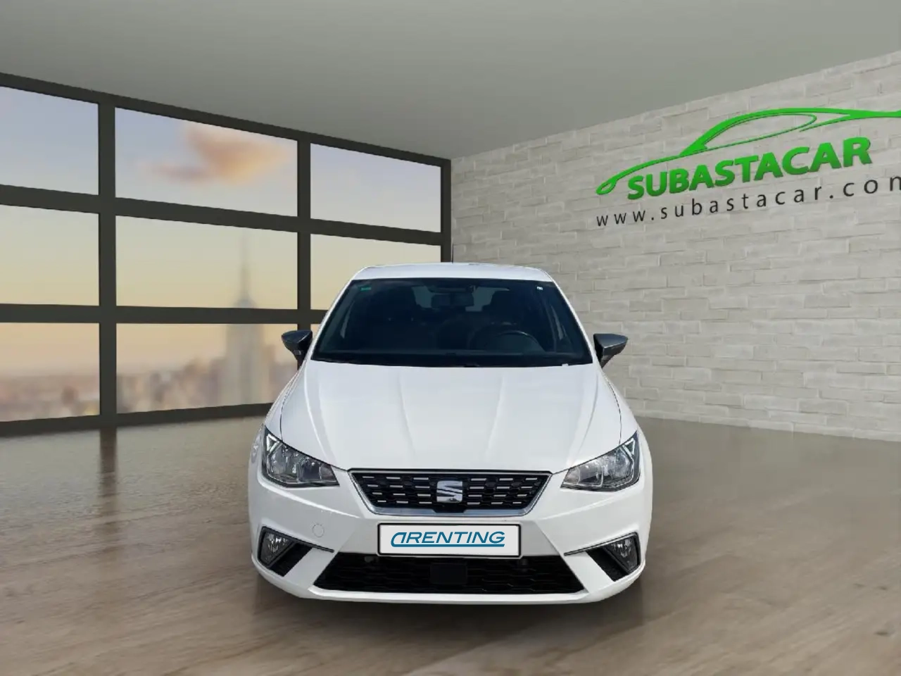 Renting SEAT Ibiza 1.0 ECOTSI (115CV) XCELLENCE Blanco 1 2