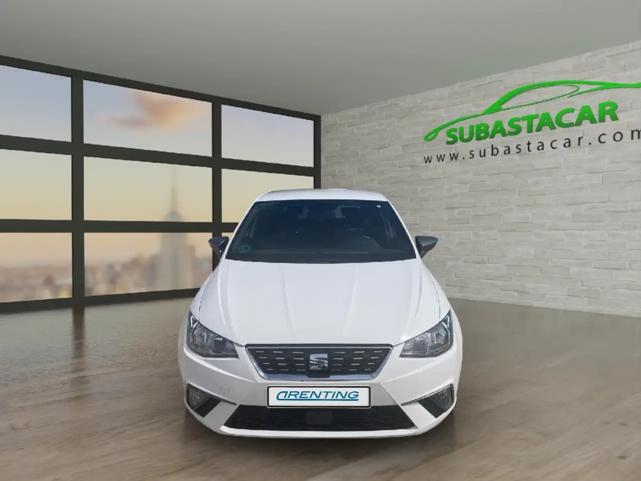 Renting SEAT Ibiza 1.0 ECOTSI (115CV) XCELLENCE Blanco 1