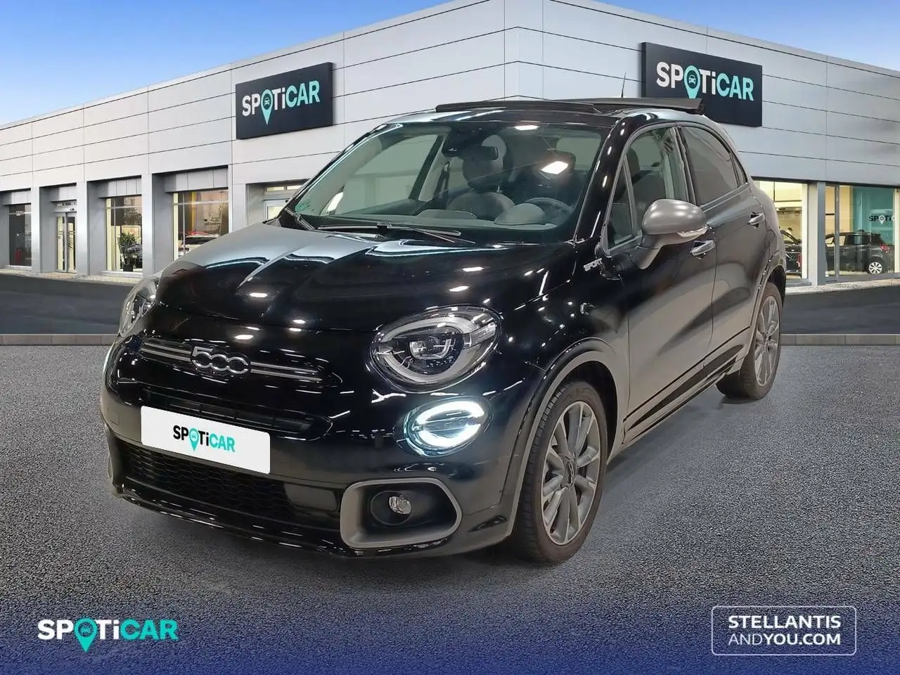 Renting Fiat 500X 1.0 Firefly S&S Dolcevita Sport Negro