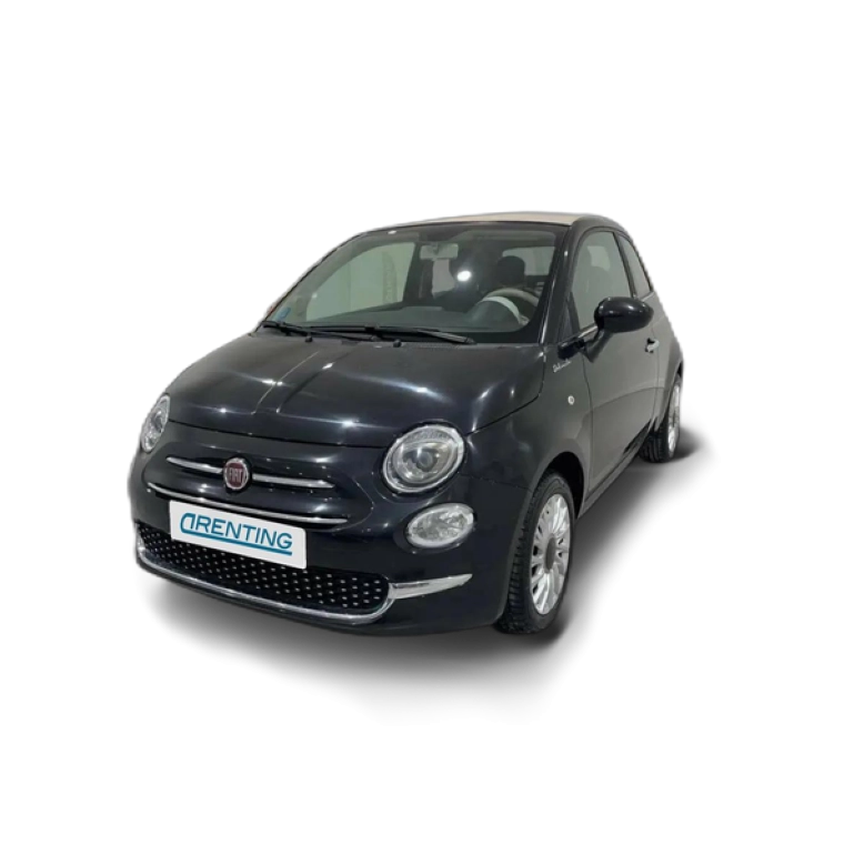 Renting Fiat 500C 1.0 Hybrid Dolcevita 52kW Negro 1