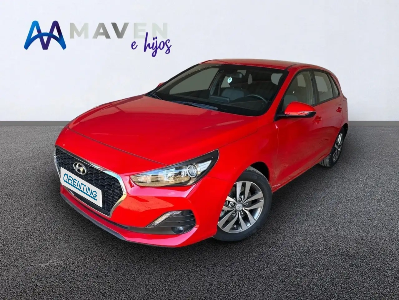 Renting Hyundai i30 1.0 TGDI Klass 120 Rojo