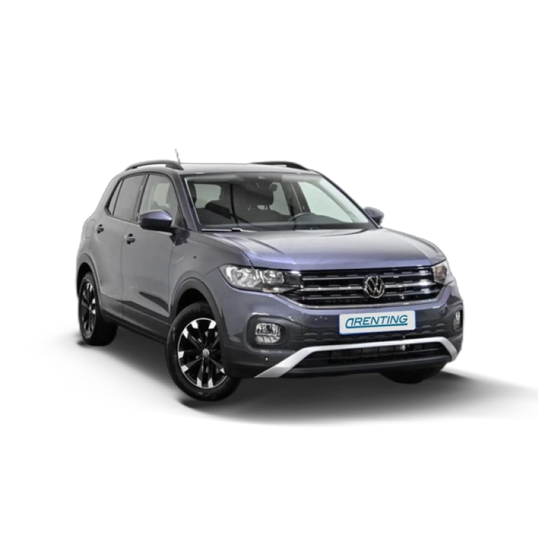 Renting Volkswagen T-Cross 1.0 TSI Advance DSG7 81kW Gris