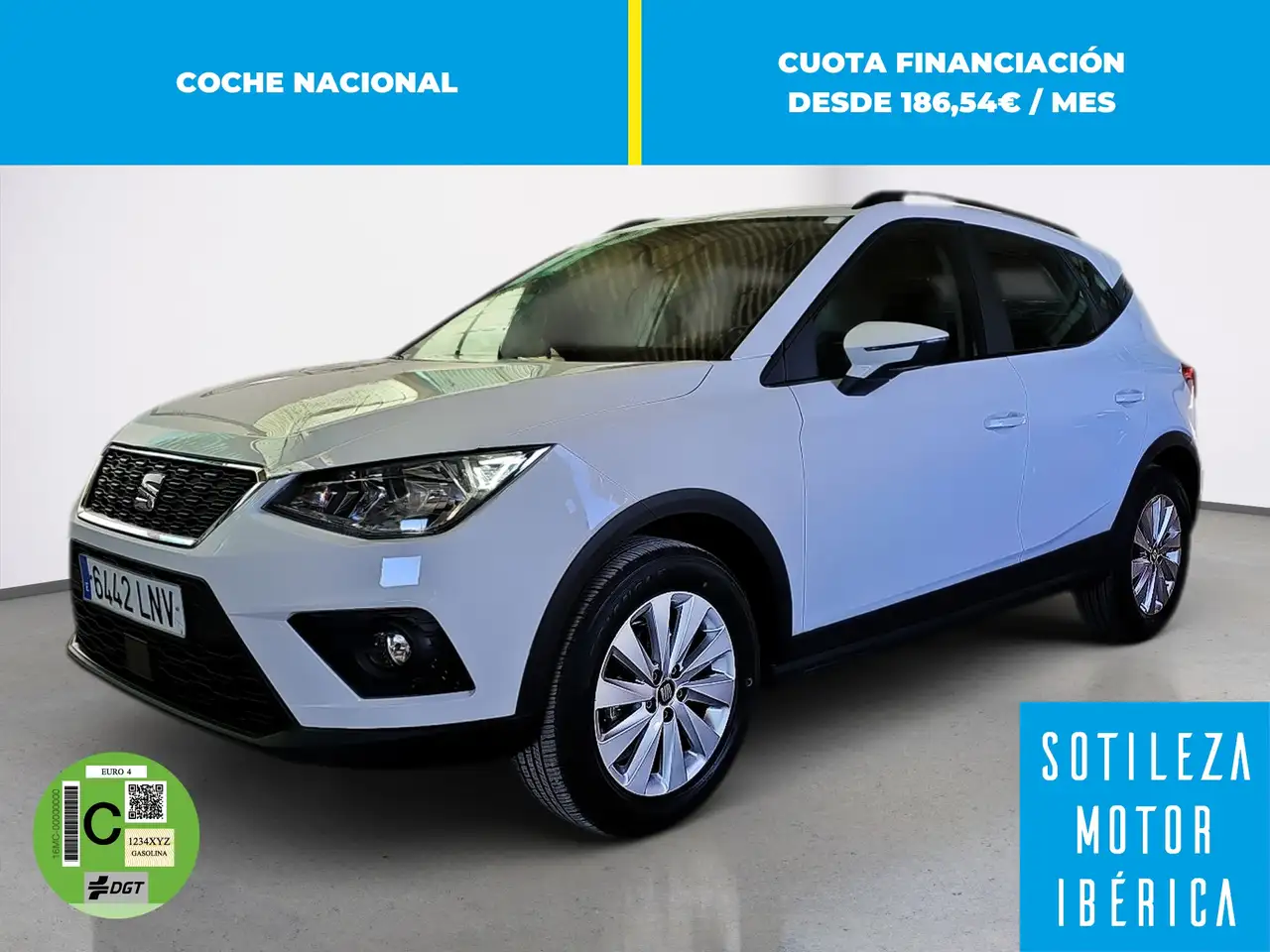 Renting SEAT Arona 1.0 TSI Ecomotive S&S Style 110 Blanco