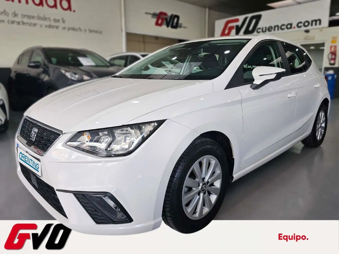 Renting SEAT Ibiza 1.0 TSI S&S Style 95 Blanco 2